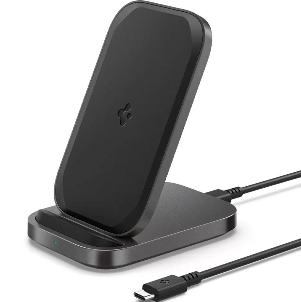 Spigen Ładowarki*Ładowarka Bezprzewodowa Pf2102 Arcfield Wireless Charger 15w Black