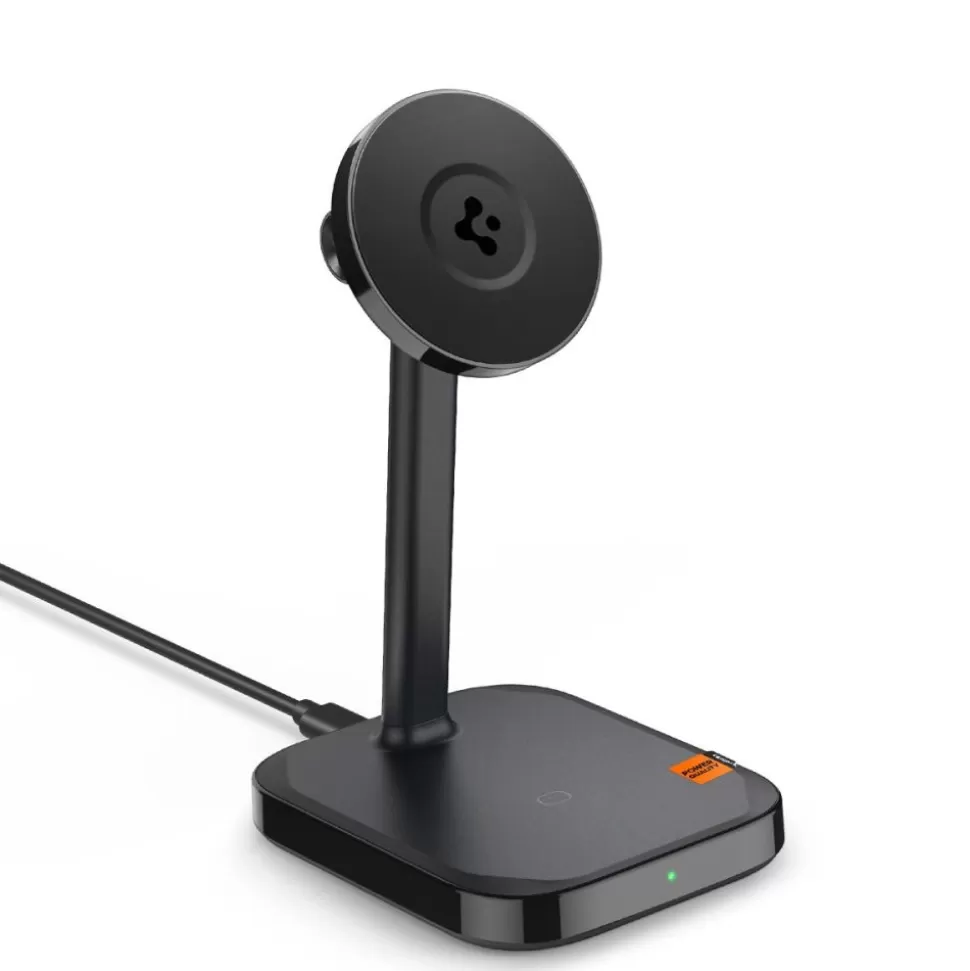 Spigen Iphone 16 | Iphone 16 Plus*Ładowarka PF2100 Arcfield Magnetic Magsafe Dual Wireless Charger Black