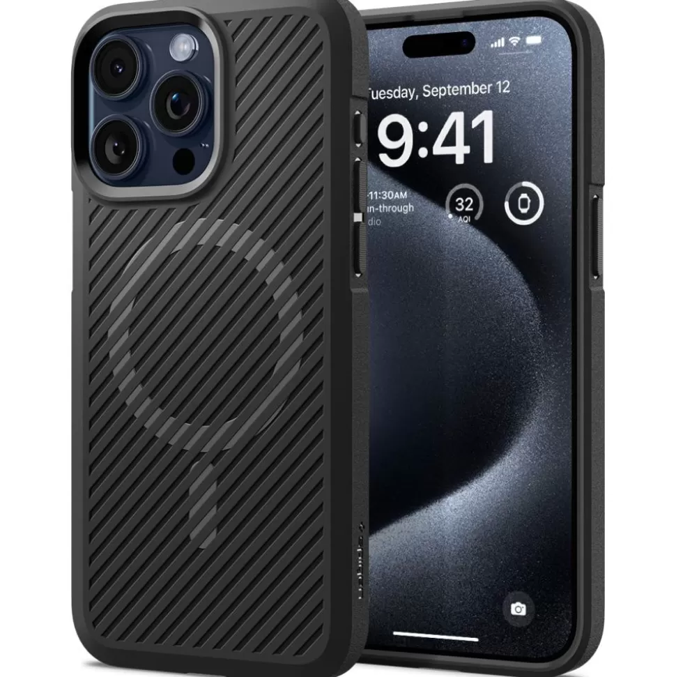 Spigen Iphone 15 Pro Max | Iphone 15 Pro Max*Etui iPhone 15 Pro Max Core Armor Mag Matte Black Case MagSafe