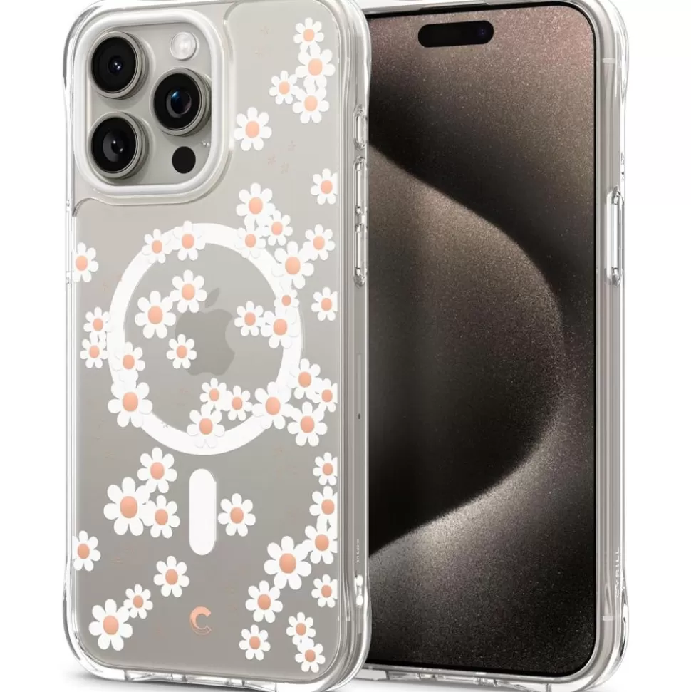 Spigen Iphone 15 Pro Max | Iphone 15 Pro Max*Etui iPhone 15 Pro Max Cyrill Cecile Mag Magsafe White Daisy Case