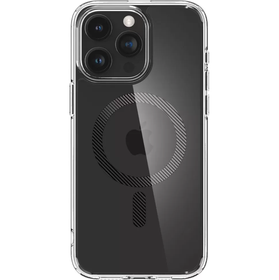 Spigen Iphone 15 Pro Max | Iphone 15 Pro Max*Etui iPhone 15 Pro Max Ultra Hybrid Mag Magsafe Carbon Fiber Case Szary