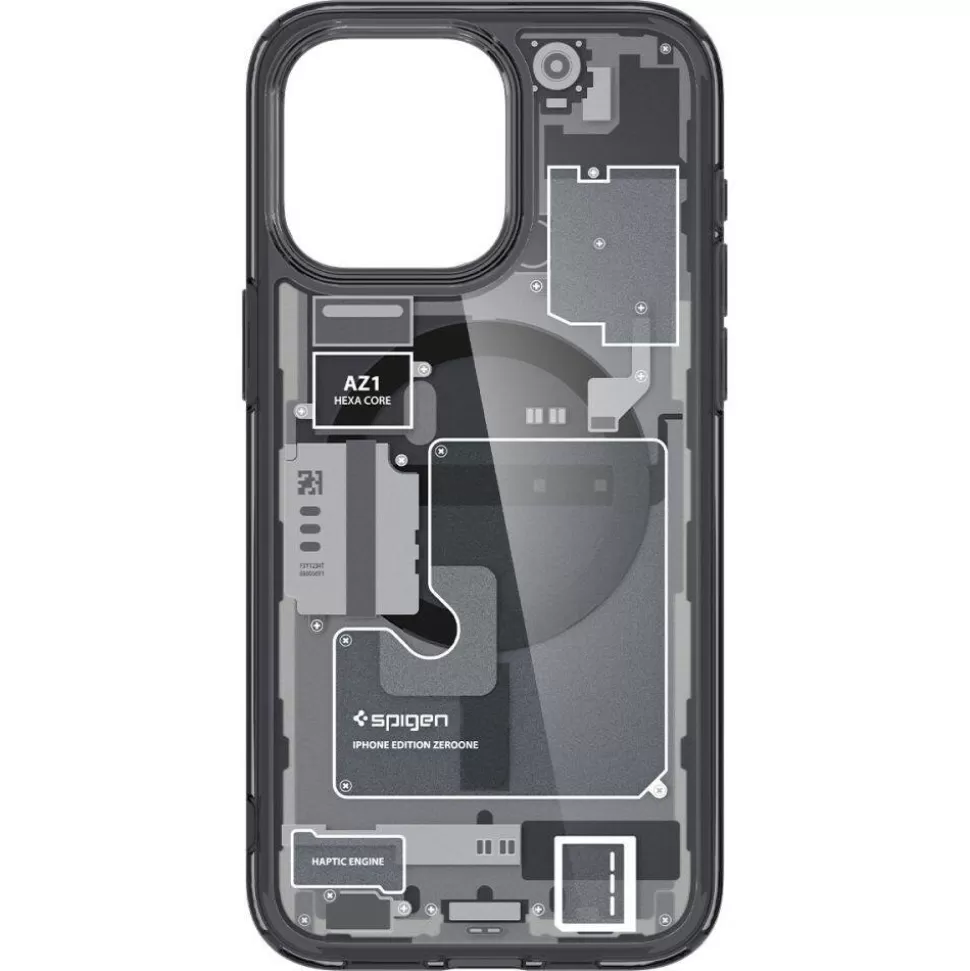 Spigen Iphone 15 Pro Max | Iphone 15 Pro Max*Etui iPhone 15 Pro Max Ultra Hybrid Mag Magsafe Zero One Case Czarny