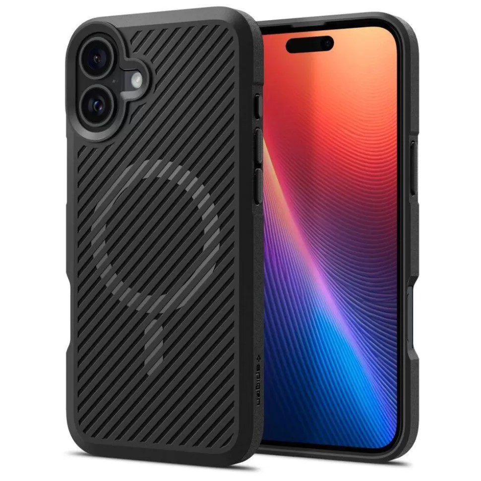 Spigen Iphone 16 | Iphone 16*Etui iPhone 16 Core Armor Mag Matte Black MagSafe
