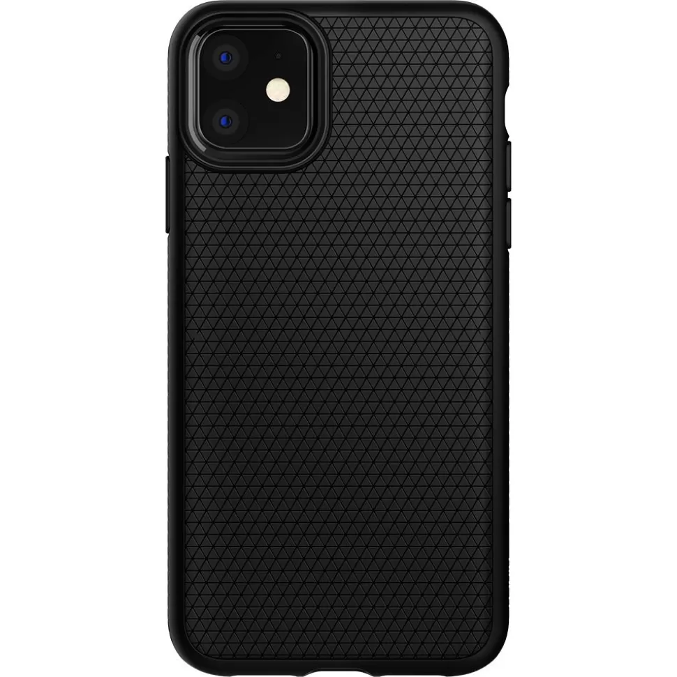 Spigen Iphone 11*Etui Iphone 11 Liquid Air Apple Matte Black Czarne Case
