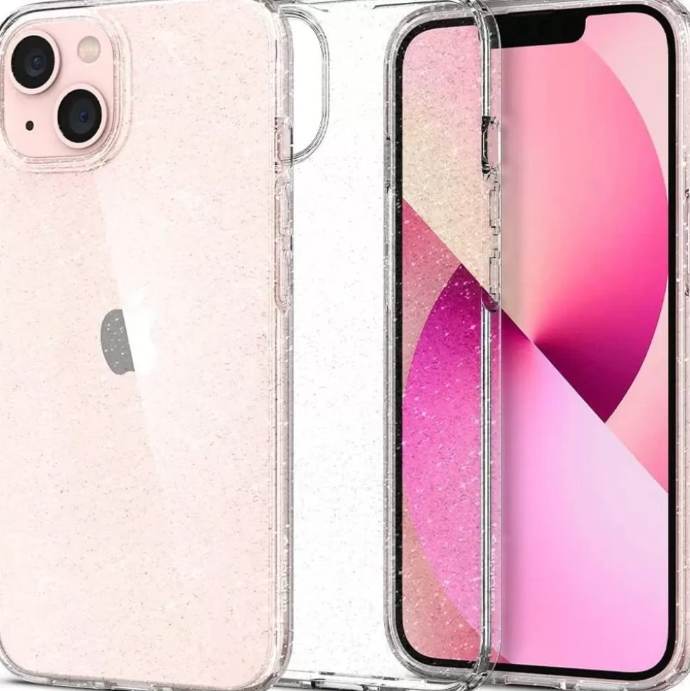 Spigen Iphone 13*Etui iPhone 13 Liquid Crystal Case z brokatem Glitter Crystal Przezroczysty / Brokat