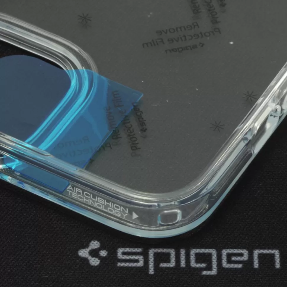 Spigen Iphone 13*Etui iPhone 13 Ultra Hybrid Crystal Przezroczyste Clear Case + Szkło Hartowane Full Cover