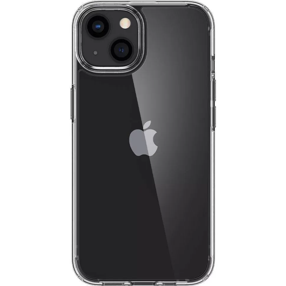 Spigen Iphone 13*Etui iPhone 13 Ultra Hybrid Crystal Przezroczyste Clear Case + Szkło Hartowane Full Cover