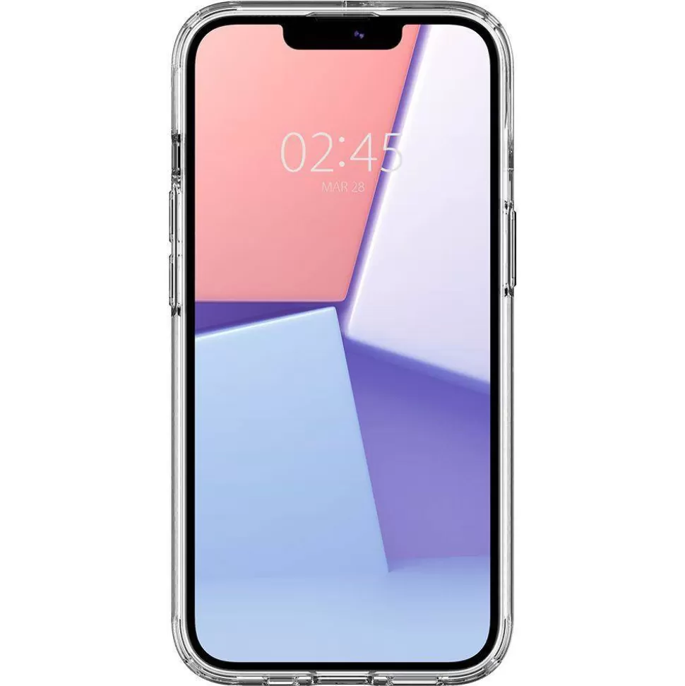 Spigen Iphone 13*Etui iPhone 13 Ultra Hybrid Crystal Przezroczyste Clear Case + Szkło Hartowane Full Cover