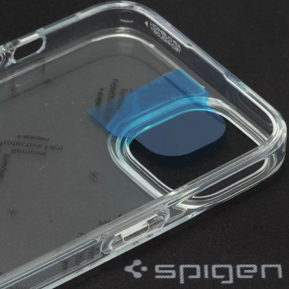 Spigen Iphone 13*Etui iPhone 13 Ultra Hybrid Crystal Przezroczyste Clear Case + Szkło Hartowane Full Cover