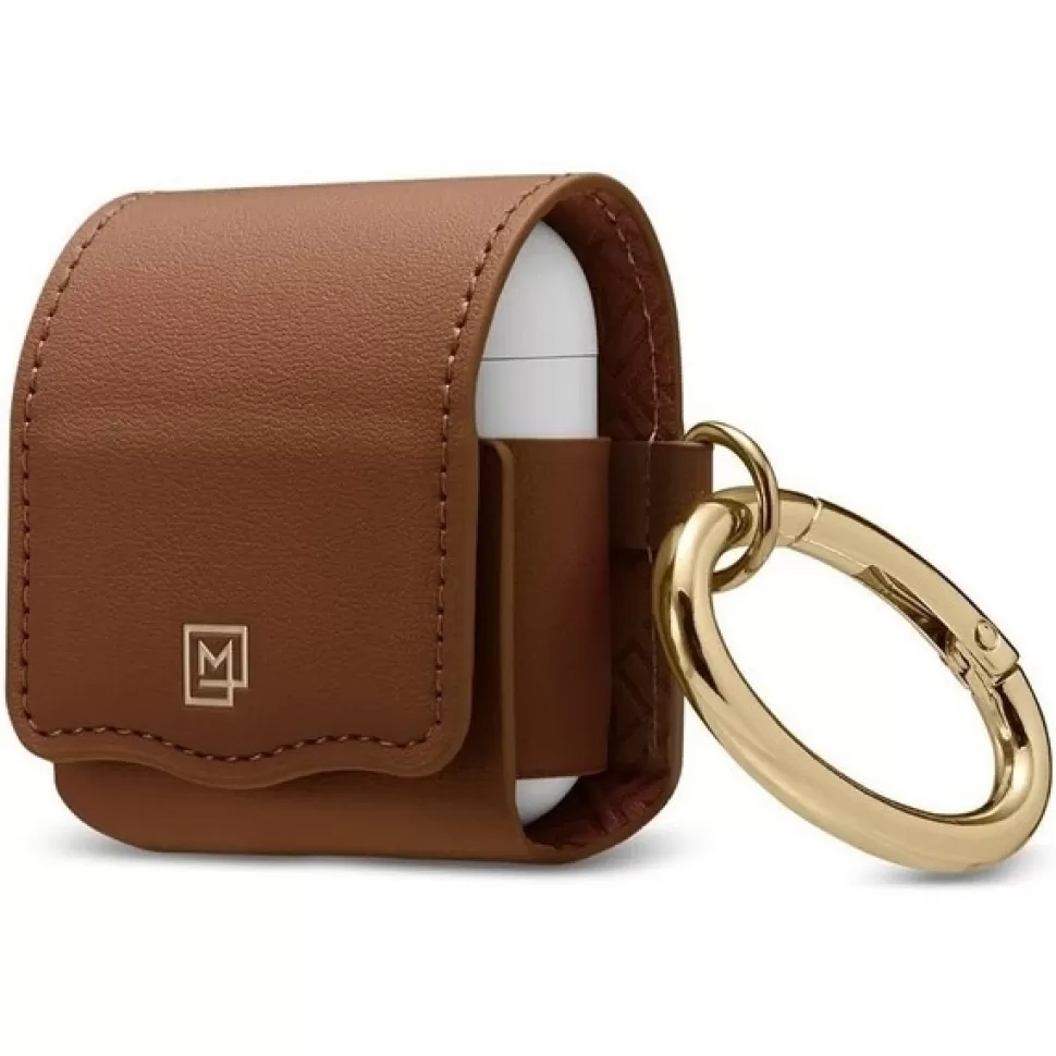 Spigen Airpods*Etui na słuchawki LA Manon Apple Airpods Leather Brown Case