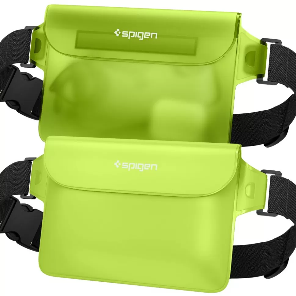 Spigen Inne | Etui Wodoszczelne*Etui A620 Universal Waterproof Waist Bag 2-pack Cactus Green Case