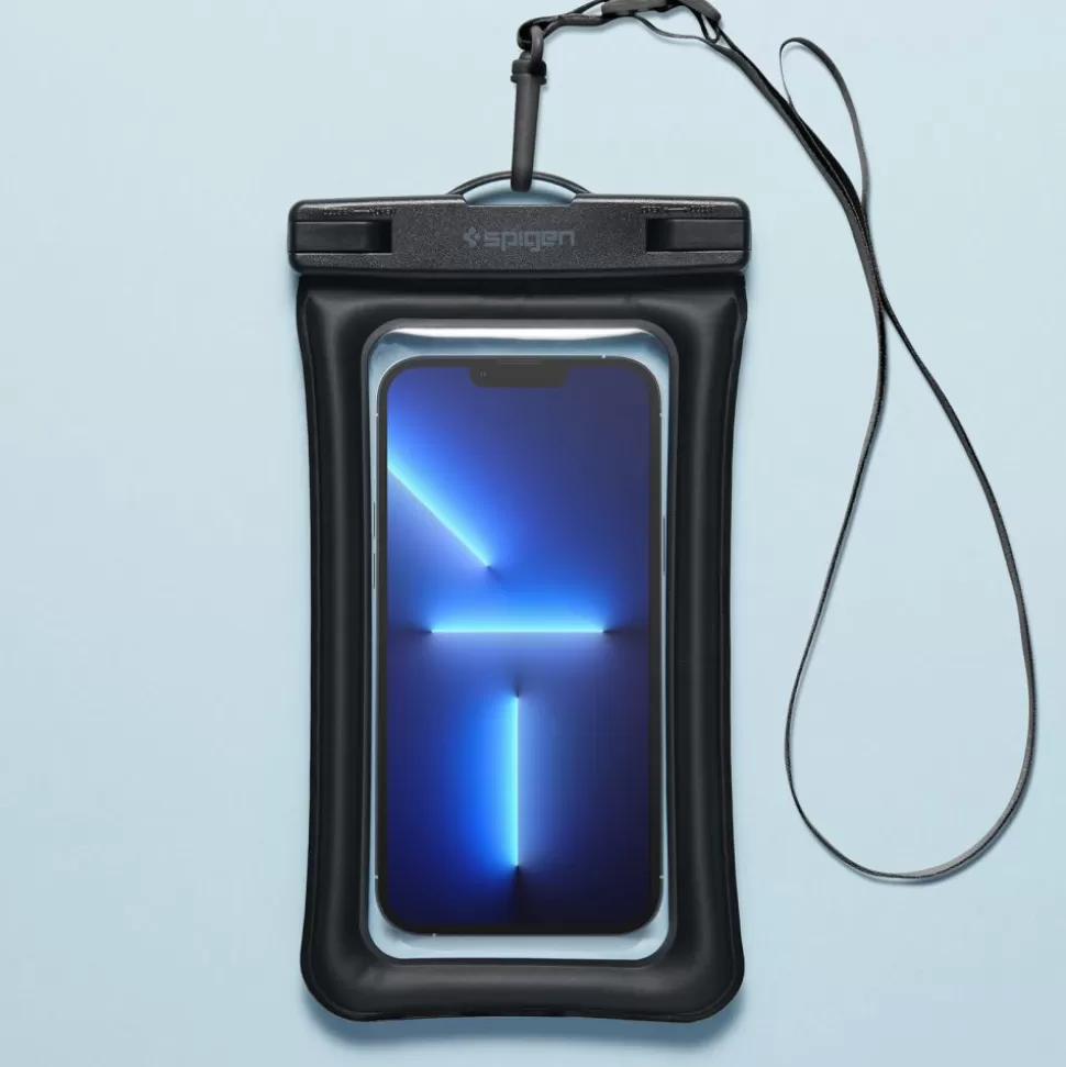 Spigen Inne | Etui Wodoszczelne*Etui A610 Wodoodporne Uniwersalne WATERPROOF FLOAT CASE 2-PACK BLACK