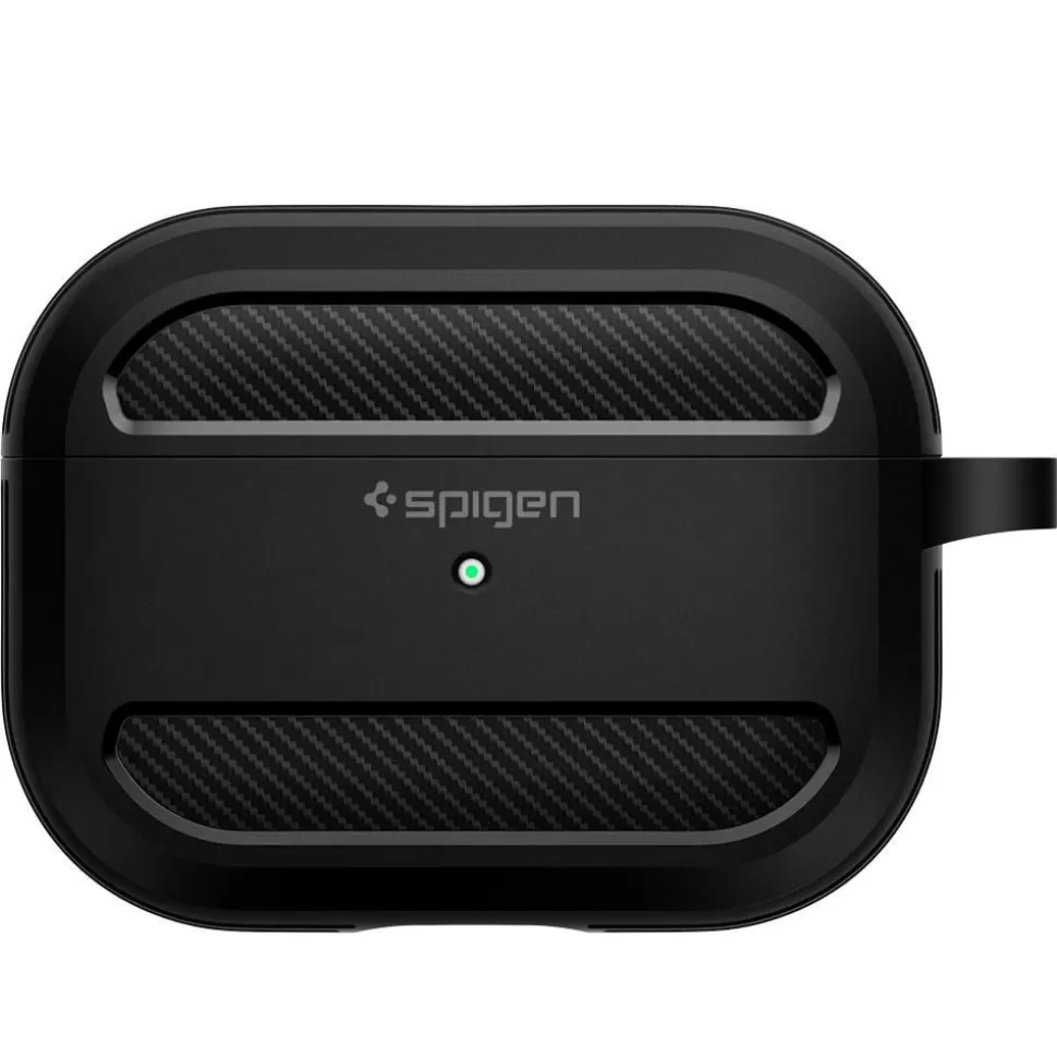 Spigen Airpods Pro*Etui Airpods Pro Rugged Armor Matte Black Czarne Case