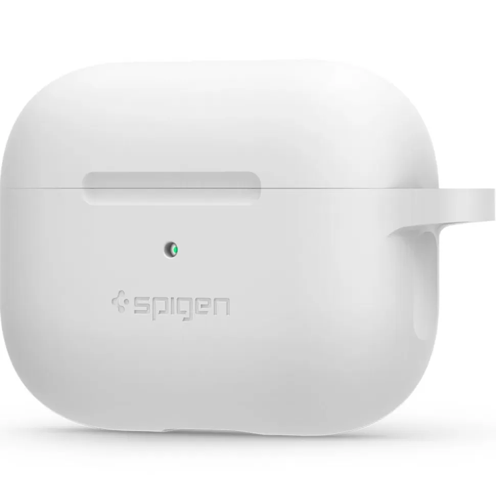 Spigen Airpods Pro*Etui Apple Airpods Pro Silicone Fit White Białe Case Biały