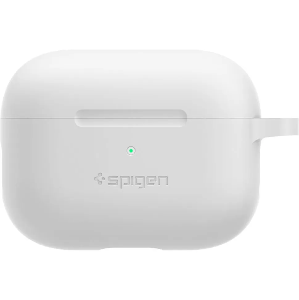 Spigen Airpods Pro*Etui Apple Airpods Pro Silicone Fit White Białe Case Biały