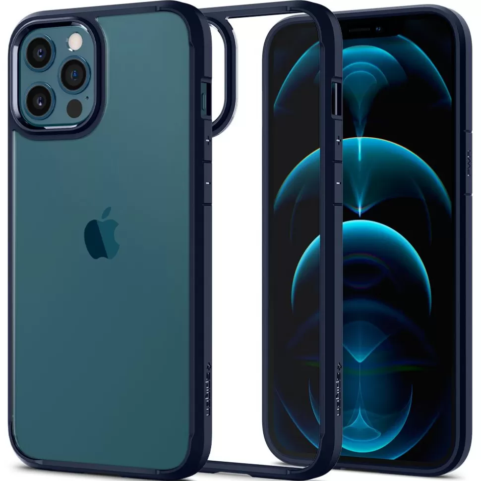 Spigen Iphone 12 | Iphone 12 Pro*Etui Apple iPhone 12 / 12 Pro Ultra Hybrid Navy Blue Case