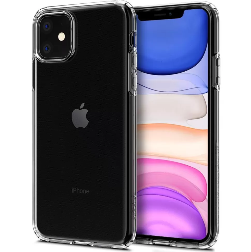 Spigen Iphone 11*Etui Apple Iphone 11 Liquid Crystal Crystal Clear Przeźroczyste Case Przezroczysty