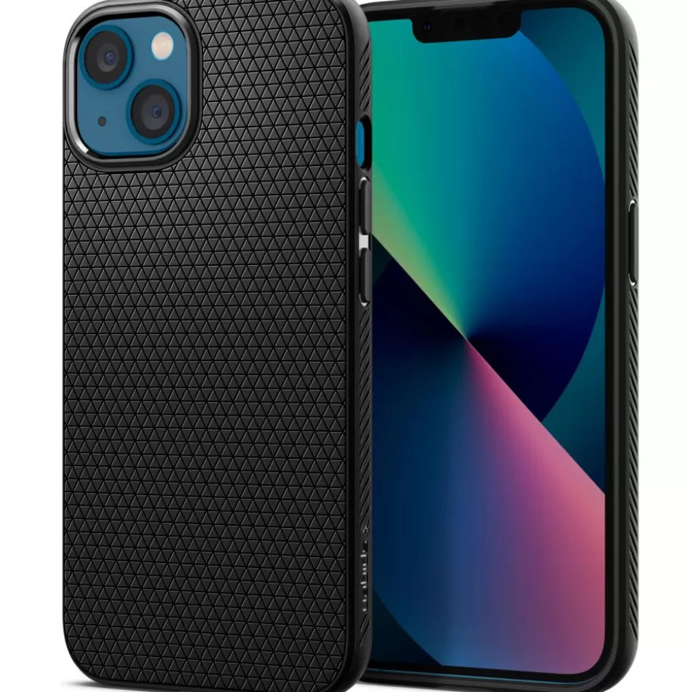 Spigen Iphone 13 Mini*Etui Apple iPhone 13 Mini Liquid Air Matte Black Czarny Case