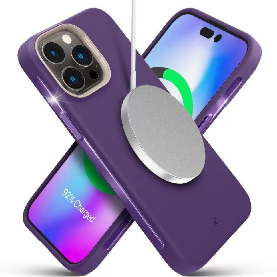 Spigen Iphone 14 Pro Max | Iphone 14 Pro Max*Etui Cyrill Ultra Color Mag Magsafe iPhone 14 Pro Max Etui Taro Fioletowy