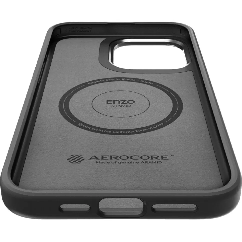 Spigen Iphone 15 Pro Max | Iphone 15 Pro Max*Etui Enzo Aramid Mag Magsafe iPhone 15 Pro Max Matte Black Case