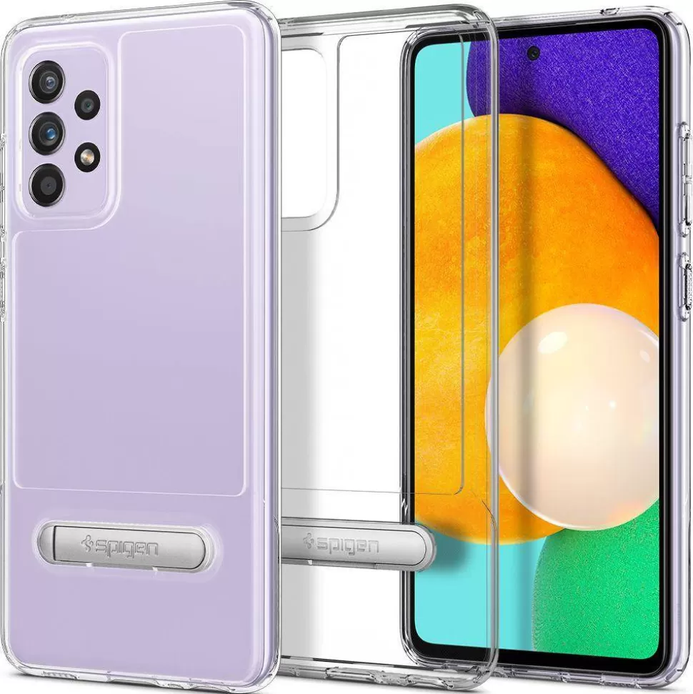 Spigen Galaxy A72*Etui Galaxy A72 Slim Armor Essential S Crystal Przezroczyste Clear Case