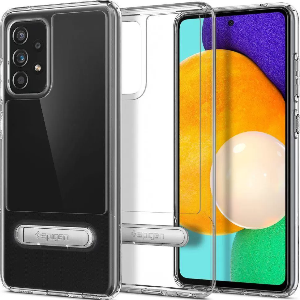 Spigen Galaxy A72*Etui Galaxy A72 Slim Armor Essential S Crystal Przezroczyste Clear Case