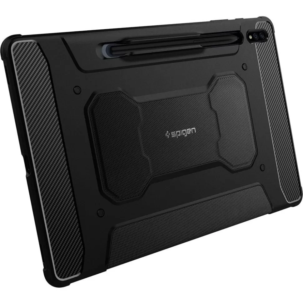 Spigen Galaxy Tab S7*Etui Galaxy Tab S7 S8 11.0 T870 / T875 Rugged Armor ”Pro” Black Czarne Case