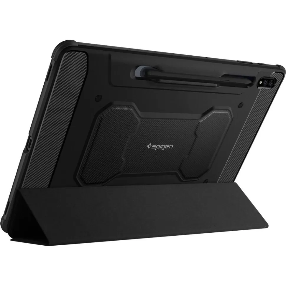 Spigen Galaxy Tab S7*Etui Galaxy Tab S7 S8 11.0 T870 / T875 Rugged Armor ”Pro” Black Czarne Case