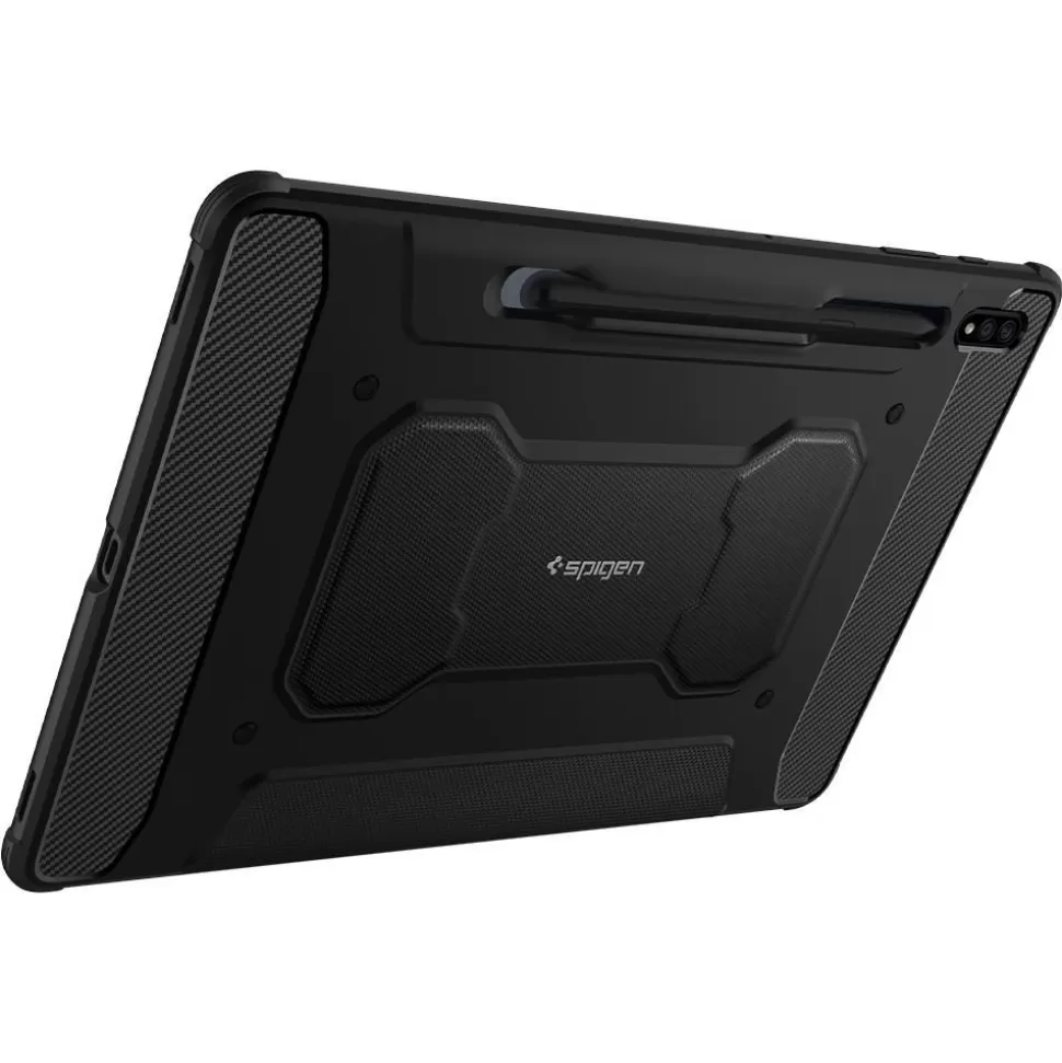 Spigen Galaxy Tab S7*Etui Galaxy Tab S7 S8 11.0 T870 / T875 Rugged Armor ”Pro” Black Czarne Case