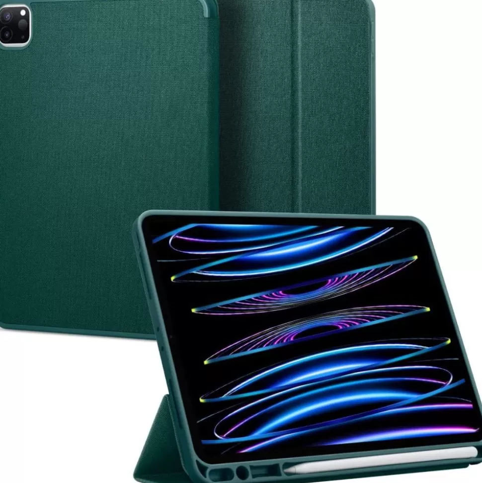 Spigen Ipad Pro 4 11 2020 | Ipad Pro 5 11 2021*Etui Ipad Pro 11 2018 / 2020 / 2022 Urban Fit Midnight Green Zielone Case Zielony