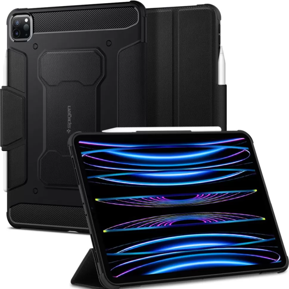 Spigen Ipad Pro 3 11 2018 | Ipad Pro 4 11 2020*Etui Ipad Pro 11 2018 / 2020 Rugged Armor ”Pro” Black Case