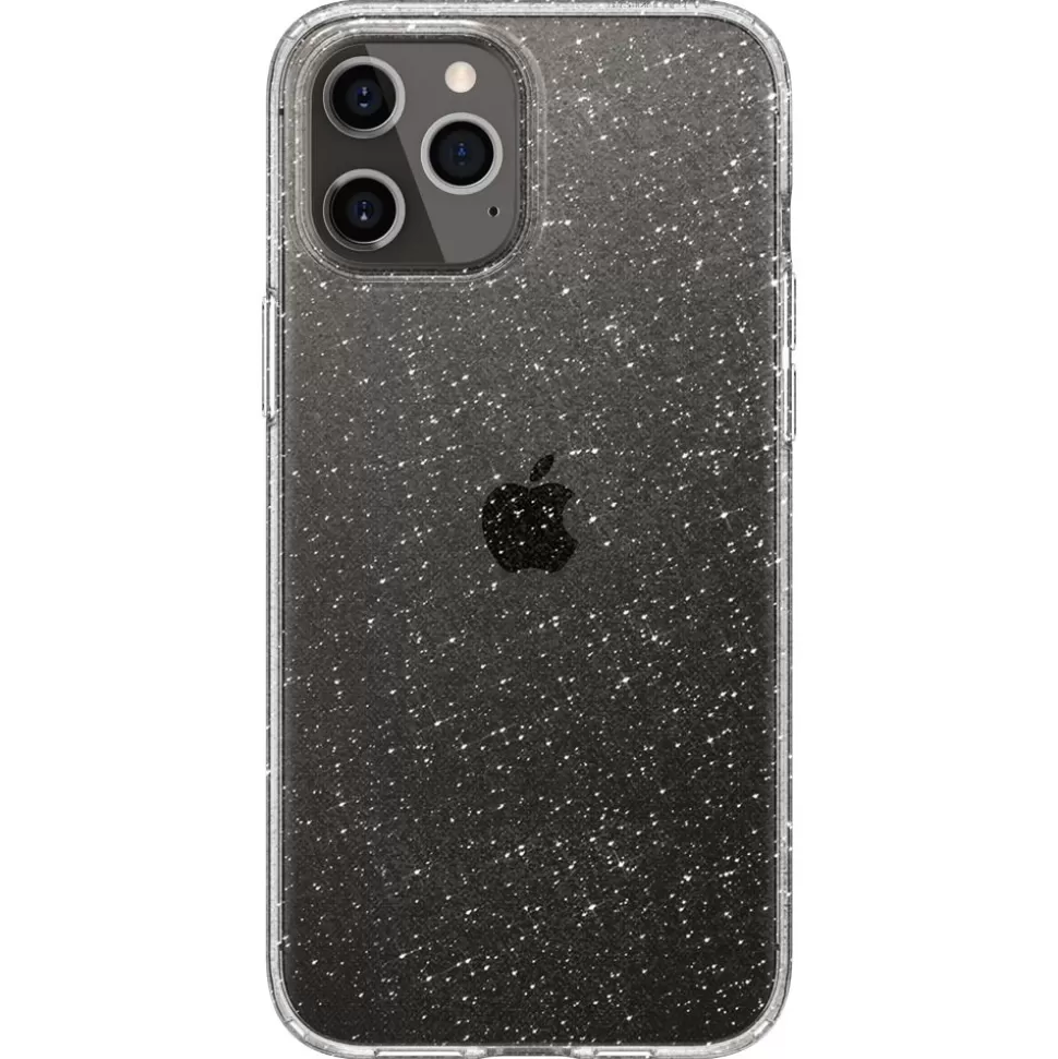 Spigen Iphone 12 | Iphone 12 Pro*Etui iPhone 12 / 12 Pro Liquid Crystal Glitter Crystal Przeźroczyste Case Przezroczysty / Brokat