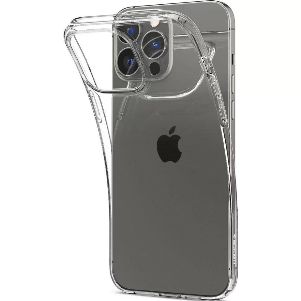 Spigen Iphone 13 Pro*Etui iPhone 13 Pro Liquid Crystal Crystal Przezroczyste Clear Case + Szkło Hartowane Glas.tr Slim