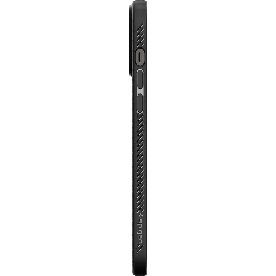 Spigen Iphone 13 Pro Max*Etui iPhone 13 Pro Max Liquid Air Matte Black Case + Szkło Hartowane Full Cover