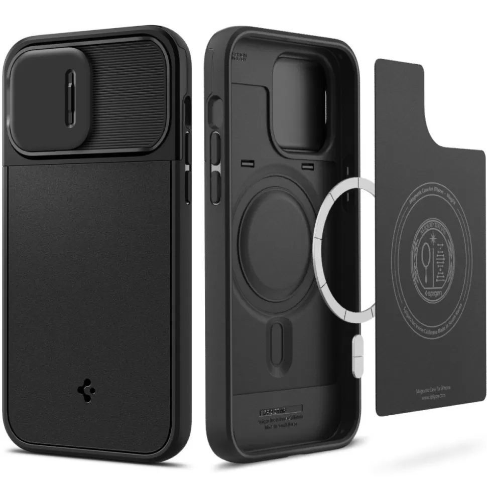 Spigen Iphone 14 Pro Max | Iphone 14 Pro Max*Etui iPhone 14 Pro Max Optik Armor Mag Magsafe Black