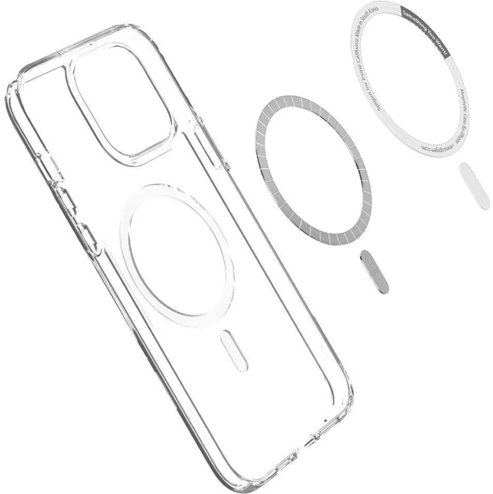 Spigen Iphone 13 Pro | Iphone 13 Pro*Etui iPhone 13 Pro Ultra Hybrid Mag Magsafe Bezbarwny Case + Szkło Hartowane Glas.tr Slim