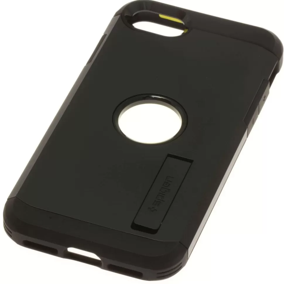 Spigen Iphone 7 | Iphone 8*Etui iPhone Se 2022 2020 Tough Armor Etui Black Czarne Case + Szkło Full Cover