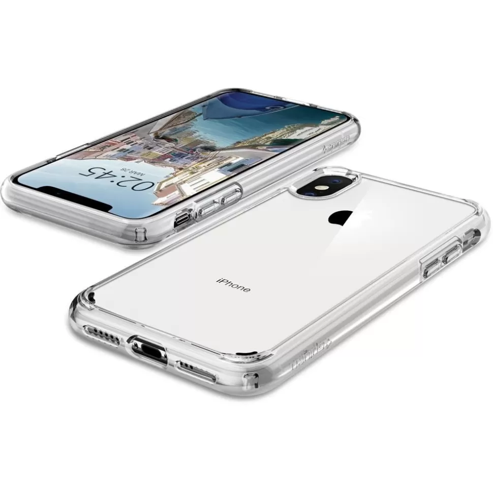 Spigen Iphone X | Iphone Xs*Etui iPhone X XS Ultra Hybrid Przezroczyste Clear Case Apple Przezroczysty