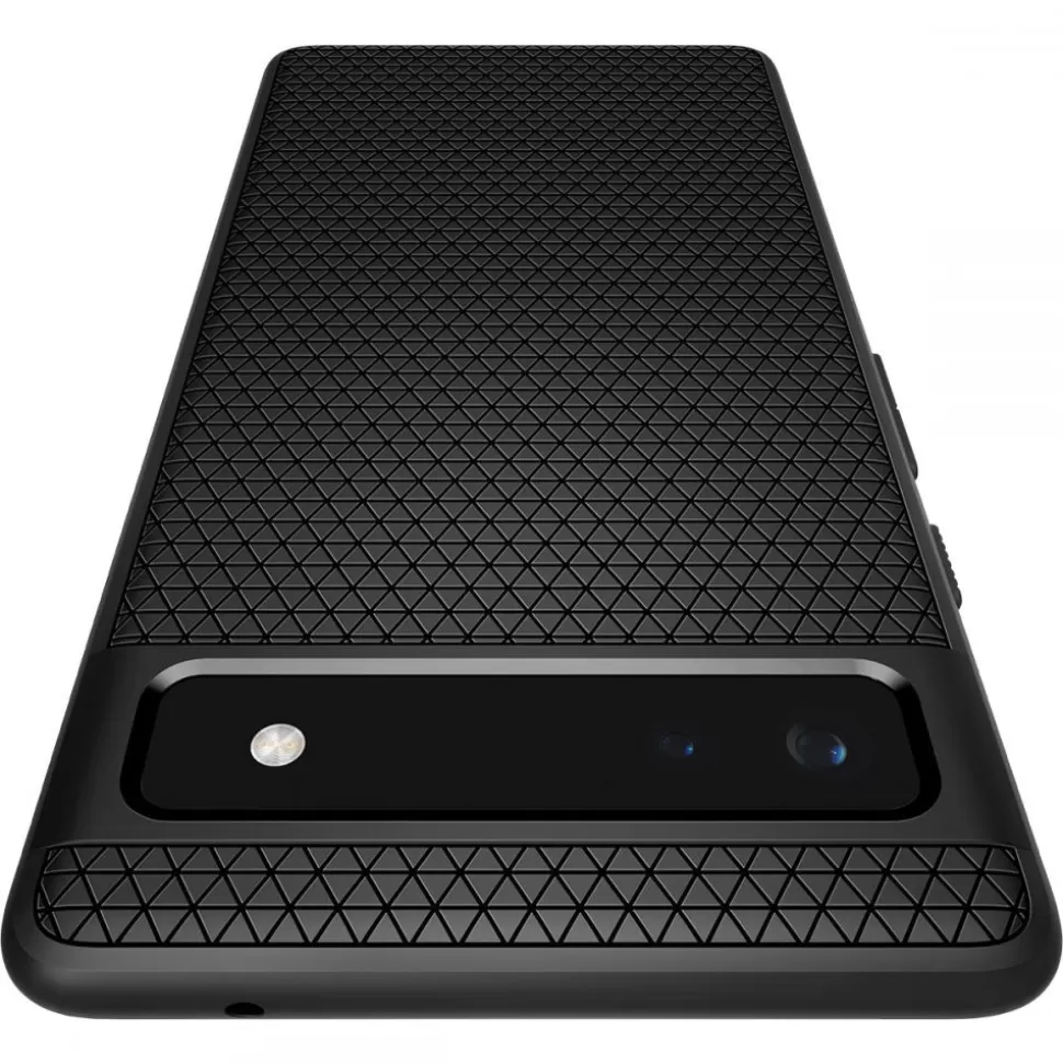 Spigen Pixel 6A*Etui Liquid Air Google Pixel 6a Matte Etui Black