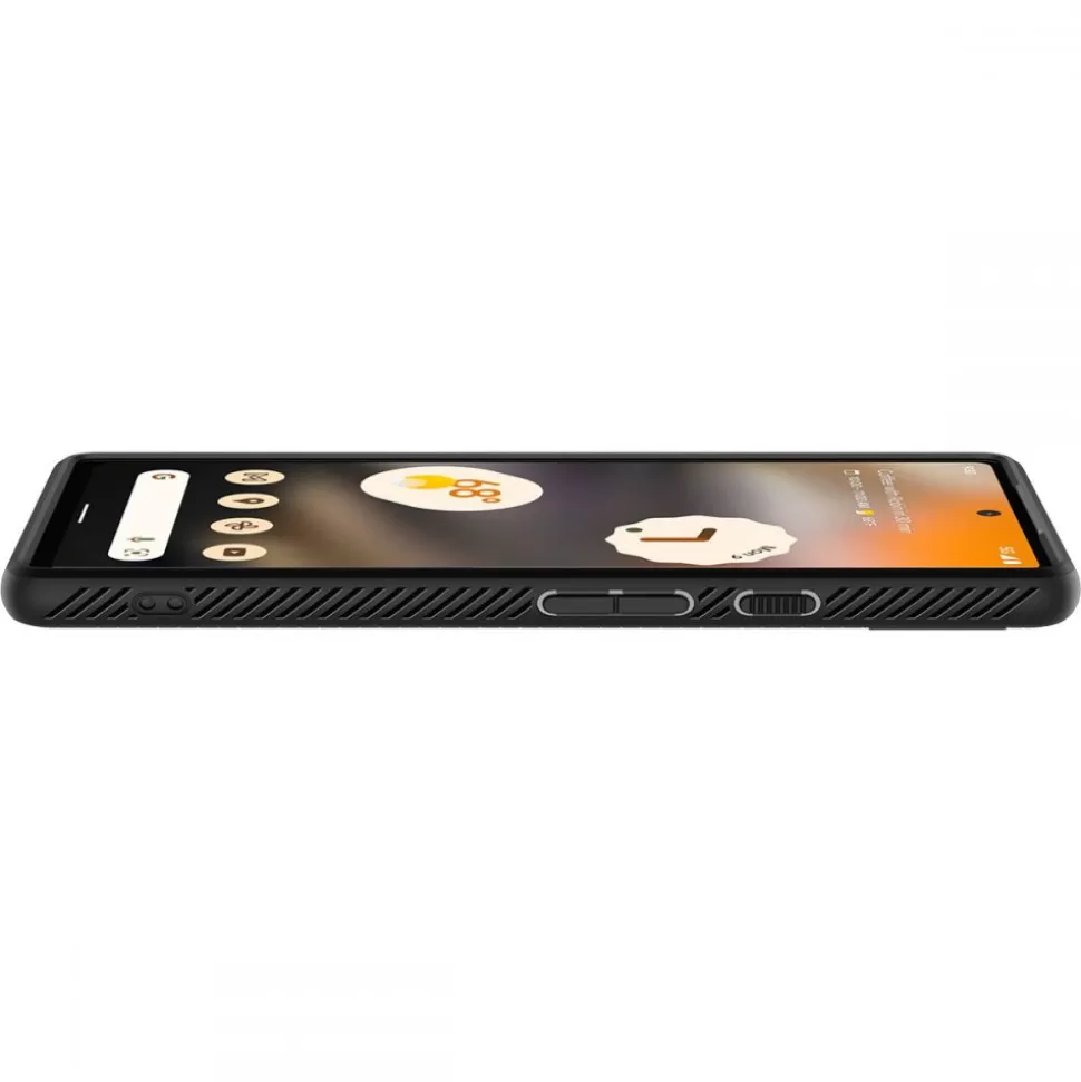Spigen Pixel 6A*Etui Liquid Air Google Pixel 6a Matte Etui Black