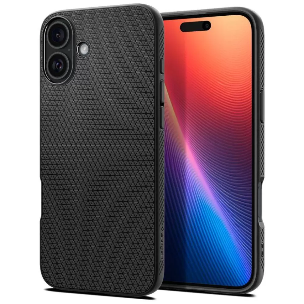 Spigen Iphone 16 Plus*Etui LIQUID AIR IPHONE 16 PLUS MATTE BLACK