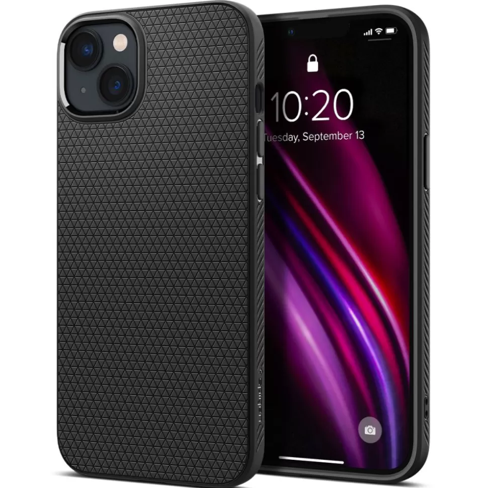 Spigen Iphone 14 Plus*Etui Liquid Air iPhone 14 Plus Navy Blue Niebieski Case Czarny