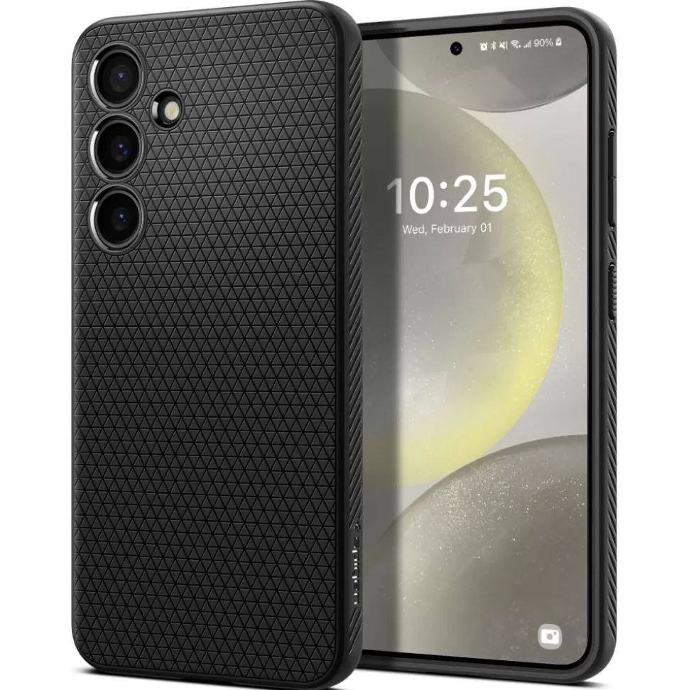 Spigen Galaxy S24*Etui Liquid Air Samsung Galaxy S24 Matte Black Case Czarny