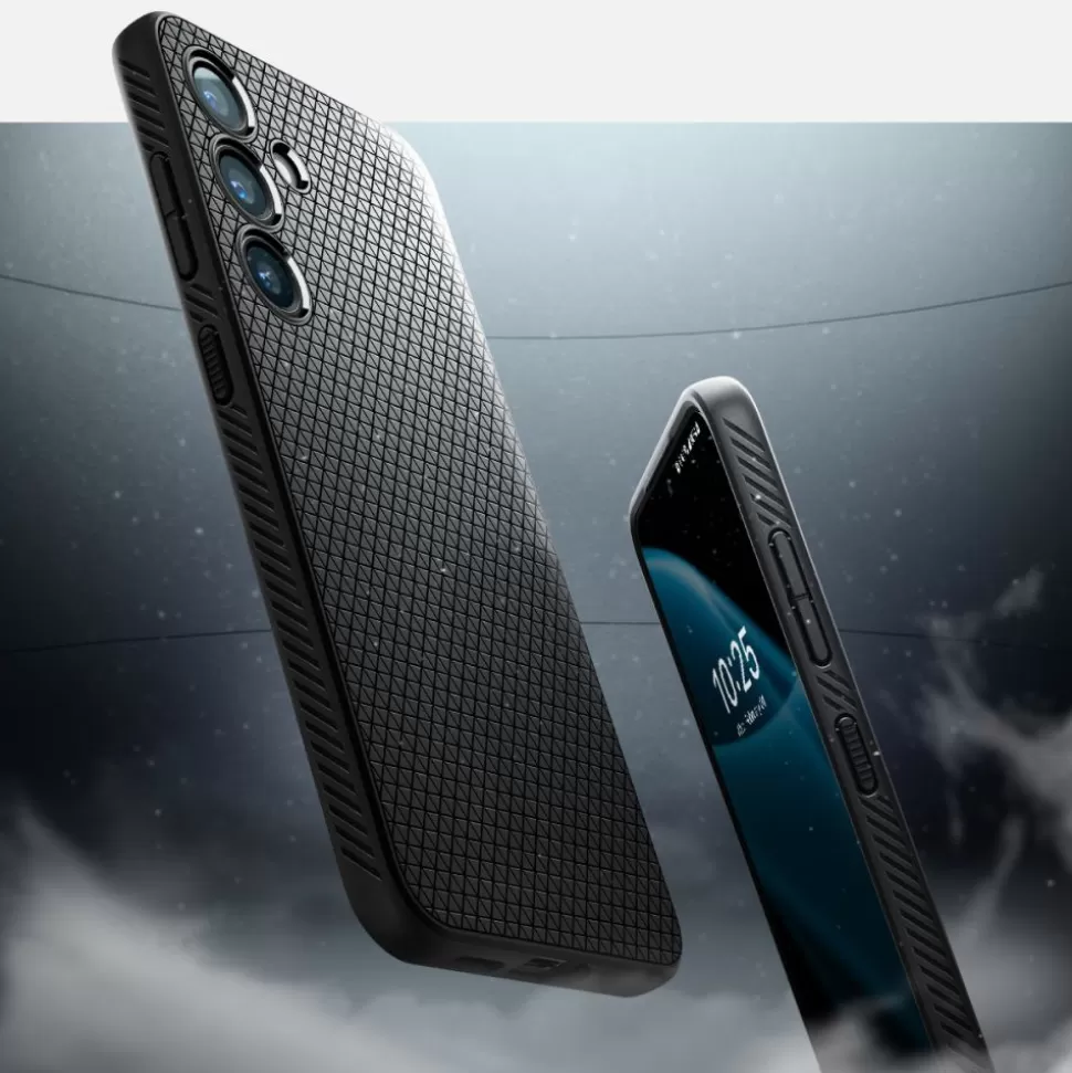 Spigen Galaxy S24*Etui Liquid Air Samsung Galaxy S24 Matte Black Case Czarny