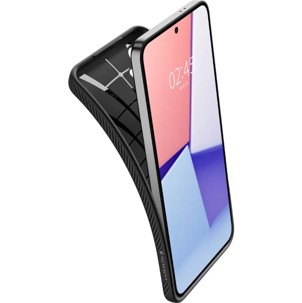 Spigen Galaxy S24*Etui Liquid Air Samsung Galaxy S24 Matte Black Case Czarny