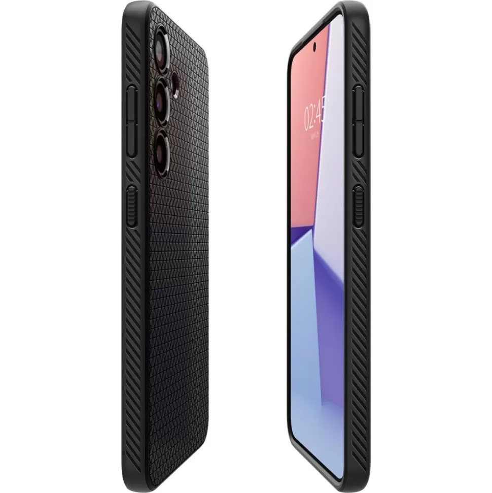 Spigen Galaxy S24*Etui Liquid Air Samsung Galaxy S24 Matte Black Case Czarny