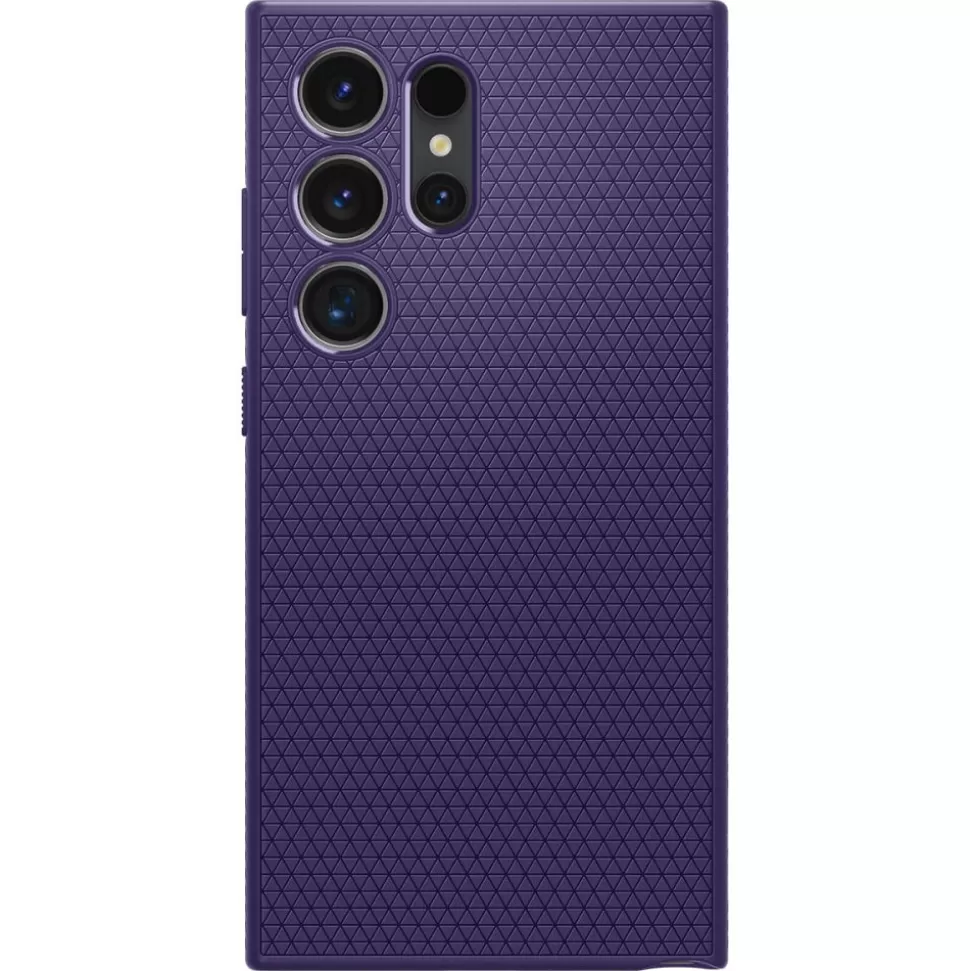 Spigen Galaxy S24 Ultra*Etui Liquid Air Samsung Galaxy S24 Ultra Deep Purple Case Fioletowy