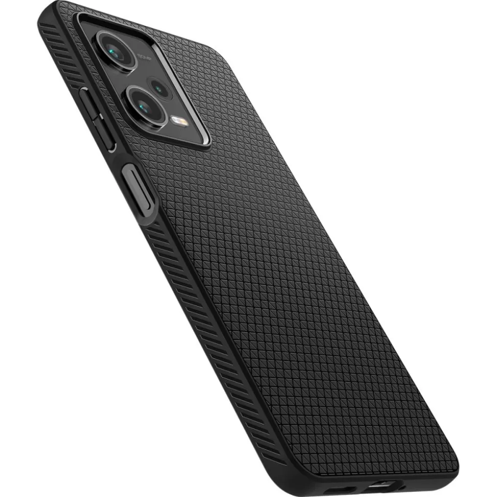 Spigen Poco X5 Pro 5G | Redmi Note 12 Pro 5G*Etui Liquid Air Xiaomi Redmi Note 12 Pro 5G / Poco X5 Pro 5G Matte Black