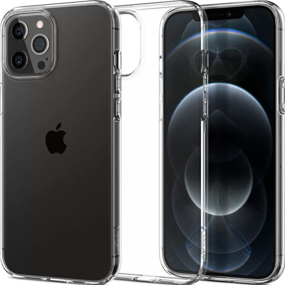 Spigen Iphone 12 | Iphone 12 Pro*Etui Liquid Crystal iPhone 12 12 Pro Crystal Clear Przeźroczyste Case Przezroczysty
