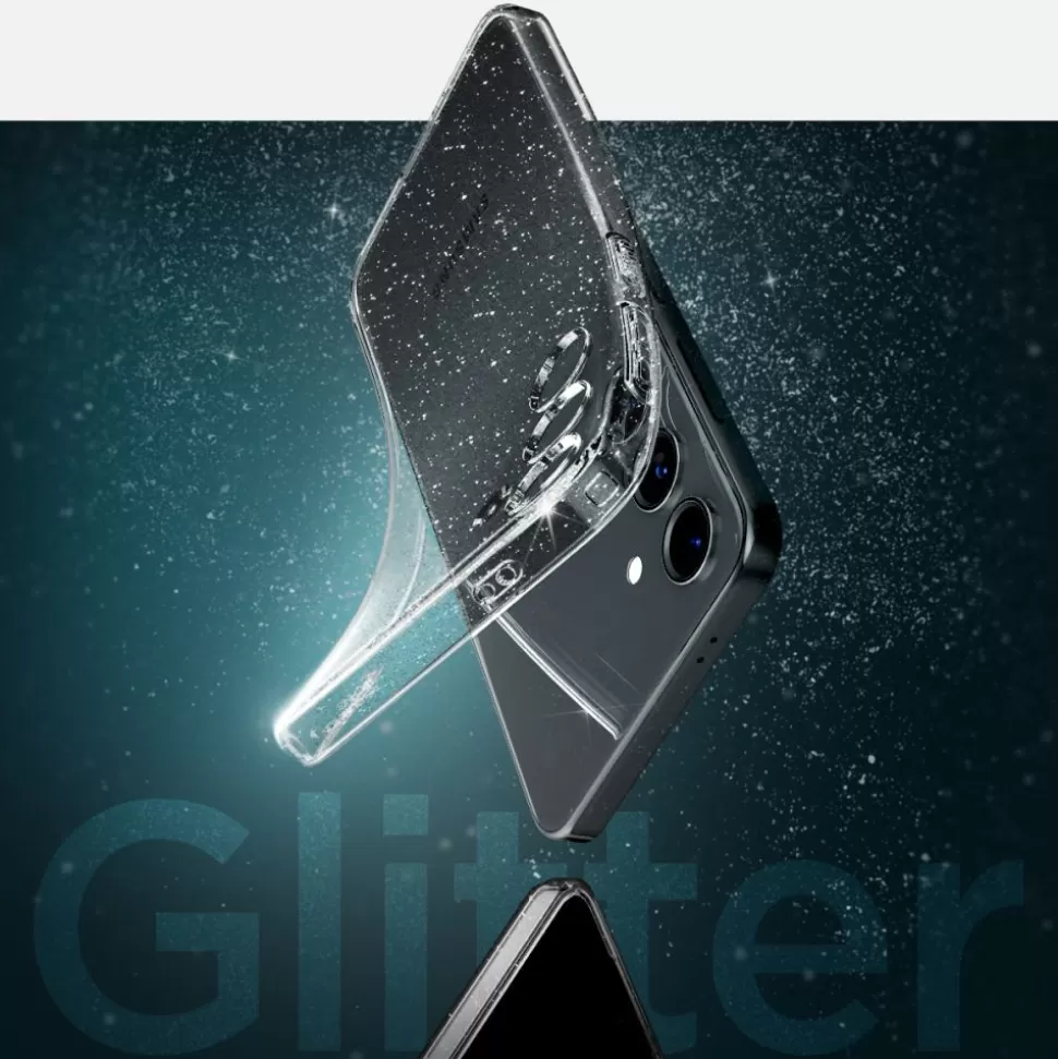 Spigen Galaxy S24 Plus*Etui Liquid Crystal Samsung Galaxy S24+ Plus Glitter Crystal Case Brokat
